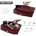 Woven Handbag for Women Evening Shoulder Bag Casual Leather Handbag Fashion Crossbody Clutch Purse Red