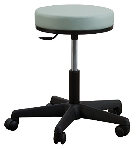 Oakworks Premium Stool High, Pewter Upholstery