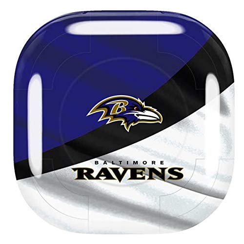 Skinit Decal Audio Skin Compatible with Samsung Galaxy Buds Pro - Officially Licensed NFL Baltimore Ravens Design