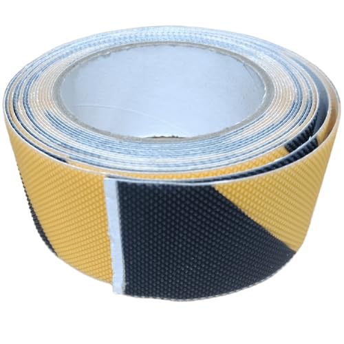 Image of Anti Slip Tape 2 Inch Wide, Waterproof Grip Adhesive Heavy Duty High Traction Friction for Indoor /Outdoor Steps (17 Ft /Yellow-Black).