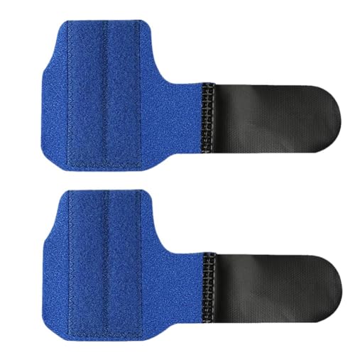 指サポーター フィンガーラップ 1本指 2本指 固定 可能 バレー バスケ スポーツ全般 人差し指 中指 薬指 対応 男女兼用 (2, 青)