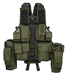  Brandit Brandit Tactical Vest, Gilet tattico Uomo, Verde (Olive), Taglia unica