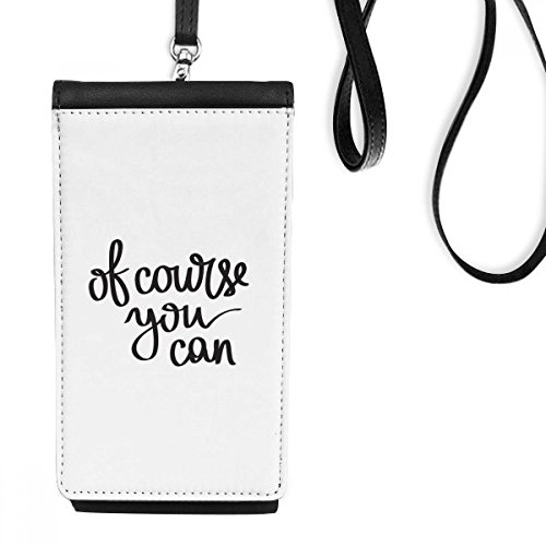 Portefeuille cadeau en cuir suspendu noir pour éviter les pertes de téléphone