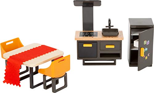 Small Foot Puppenhausmöbel-Set Modern aus Holz und Kunststoff, Puppenhaus-Zubehör für Kinder ab 3 Jahren, 11742 – Bild 7