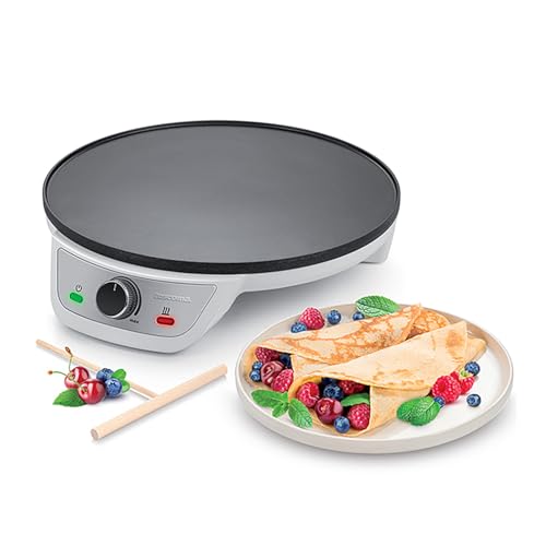Tescoma GrandChef 908666 - Crepera eléctrica para crepes y tortillas