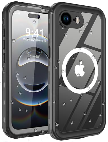 Comboproof for iPhone 16e Case Waterproof [Shockproof] [Dustproof] [IP68 Waterproof] Full-Body Hard Case Built-in [Lens Screen Protection] for Diving Case (Black for iPhone 16e 6.1in)