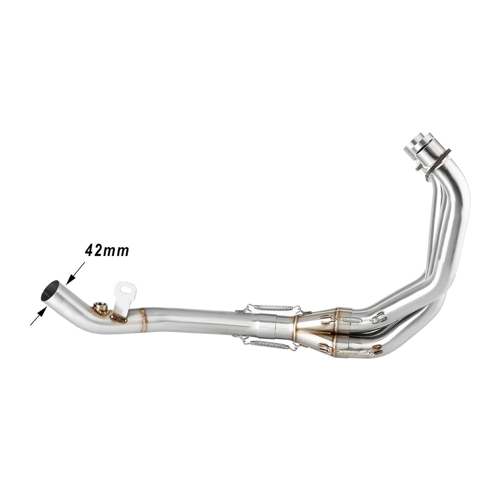 Per Honda CB600F Hornet 2007-2013 CBR600F 2011-2013 CB 600 F CBR 600 F Terminali di scarico Tubo Collegamento collettori di Scarico Moto 51MM Slip-on