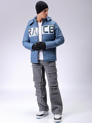 Image of The Indian Garage Co Men's Polyester Standard Puffer Jacket