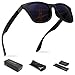 KALIYADI Polarized Sunglasses For Men Wayfarer Black Frame Shades Classic Retro Sun Glasses KAP21 Matte Black