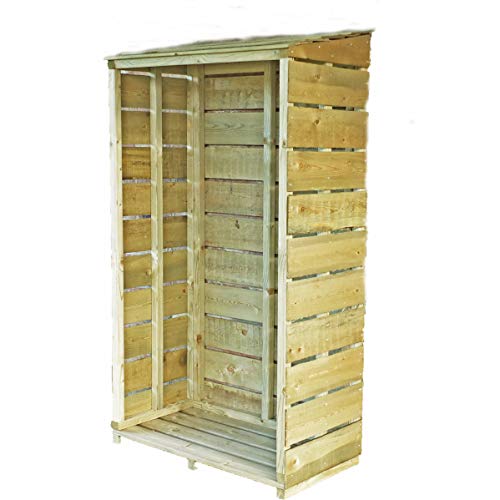 Shire Tall Wall Log Store Sawn PT