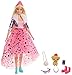 Produktbild Barbie GML76 - Prinzessinnen-Abenteuer Puppe Mit Mode (ca. 30 cm), Blond, Puppe Mit Hündchen, 2 Paar Schuhe, Diadem Und 4 Accessoires, Für Kinder Von 3 Bis 7 Jahren