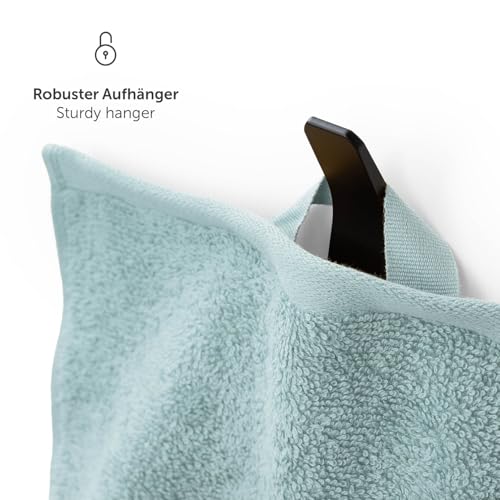 Blumtal Premium Frottier Handtücher Set 4 teilig 100% Baumwolle - Oeko-TEX zertifiziertes Badetuch 2X (70x140 cm) + Towel 2X (50x100 cm)… – Ansicht 8