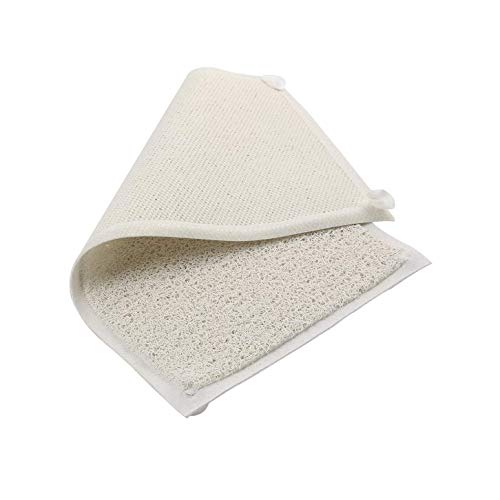 Bahob® Non Slip Shower Carpet Bathroom Mat Rug Clean Water Hydro Loofah Comfort and Improved Stability Mould and Stain Resistant Non-Slip Backing Lays Rectangle (27.6'' x 15.7'')