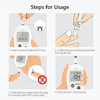 50pcs Safe Accu test strips