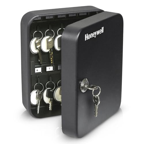 Cassette pour 24 clefs Honeywell 6105 avec cadenas de sécurité noir - 3