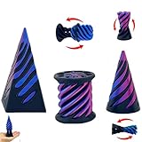 Valentines Day Gift for Kids 3 Packs Impossible Cone,Impossible Cones passthrough Impossible Pyramid for Relaxing,Spiral Fidget Toy passthrough Impossible Cone,Birthday for Adults & Kids