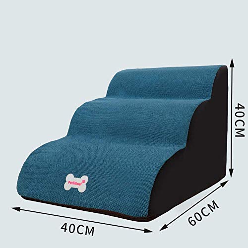 Escada para cães, escada para animais de estimação em 3 passos, caminhada para animais de estimação,