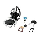 INNGLOW Motorcycle Ignition Switch Tank Gas Cap Cover Seat Lock Key Set Kit Fits For Suzuki GSXR 600 750 GSXR600 GSXR750