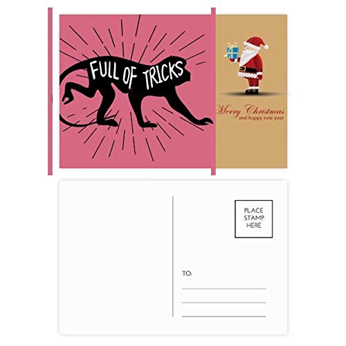 Cartes postales singe noir lot de 20 à offrir pour passionnés