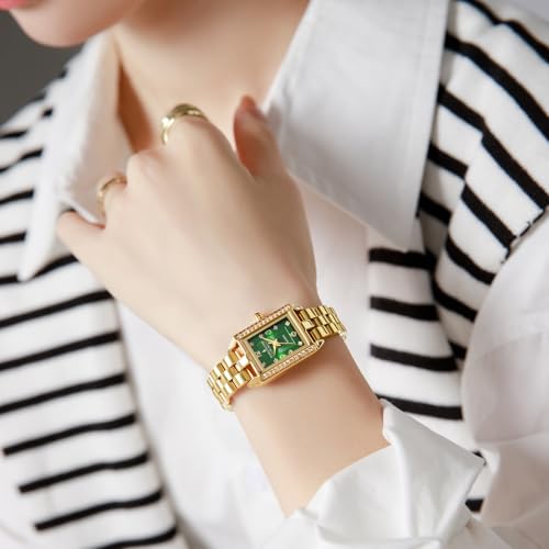 Image of London Fog Gresham Collection Watch for Women with Rectangular Dial, Crystal Hour Markers, Quartz Movement, Stainless Steel Strap and Water Resistant - LFW20002