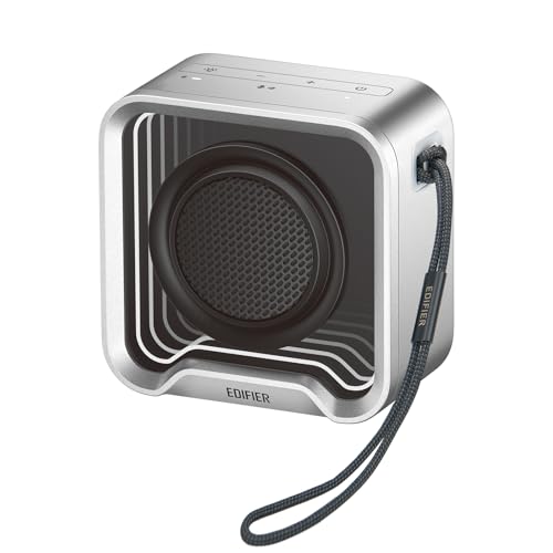 EDIFIER QS20 Bluetooth�X�s�[�J�[ ���^ �|�[�^�u���X�s�[�J�[ 6W IP67�h�� ���C�����X �X�e���I�y�A�����O�Ή� �}���`�|�C���g�ڑ� RGB���C�g�t�� �ő�12���ԍĐ� �}�C�N���� �A�v���Ή� �A�E�g�h�A �����C �V���o�[