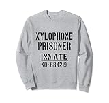 Disfraz de Xilófono/prisionero para Halloween Sudadera