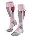 Produktbild FALKE Damen Skisocken SK4, atmungsaktive Skistrümpfe mit Merinowolle, Kniestrümpfe zum Skifahren, gute Wärmeisolation, leichte Polsterung, 1er Pack, Rosa (Thulit 8663), 37-38