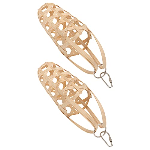 iplusmile Vogel Accessoire 2 STKS Vogel Papegaai Foerageren Mand Pet Kip Foerageren Kleine Mand - Afbeelding 5