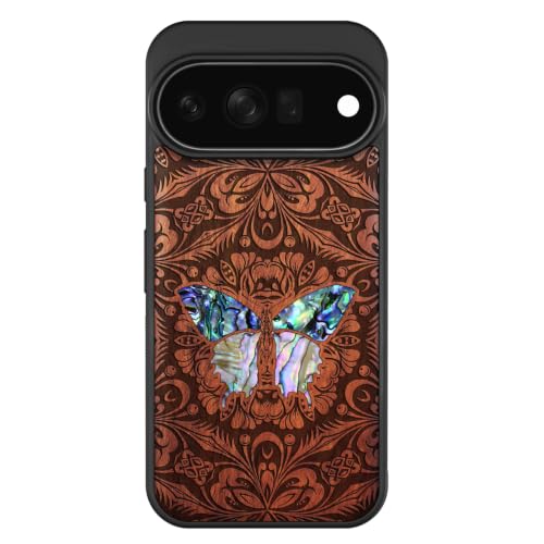 Étui Pixel 11 Pro XL magnétique en bois pour le quotidien et les sorties