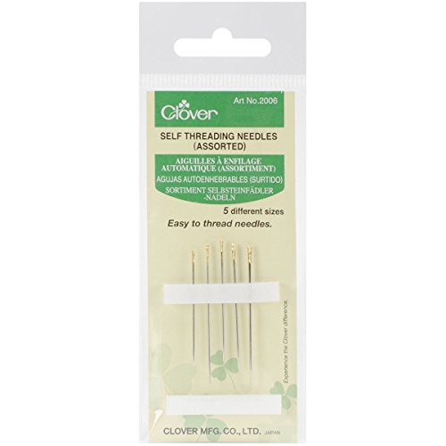 Clover Self-Threading Needles Assorted