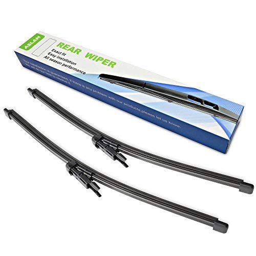 Rear Wiper Blade,ASLAM Rear Windshield Wiper Blades Type-E 12I for Original Equipment Replacement,Exact Fit(Pack of 2)