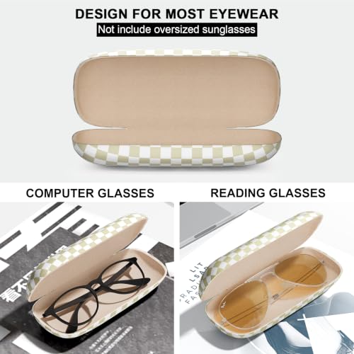 Image of Eyeglasses Case, Hard Shell Protective Case for Glasses, Unisex for Women Men