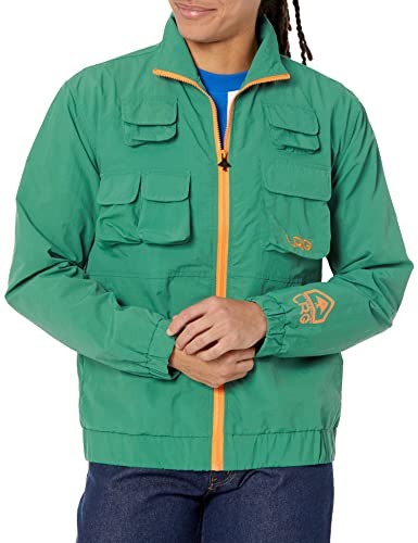 LRG Men's Leader Track Jacket, Green, XL