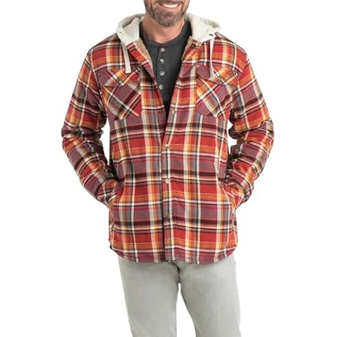 Legendary Whitetails Men's Camp Night Hooded Flannel Cover