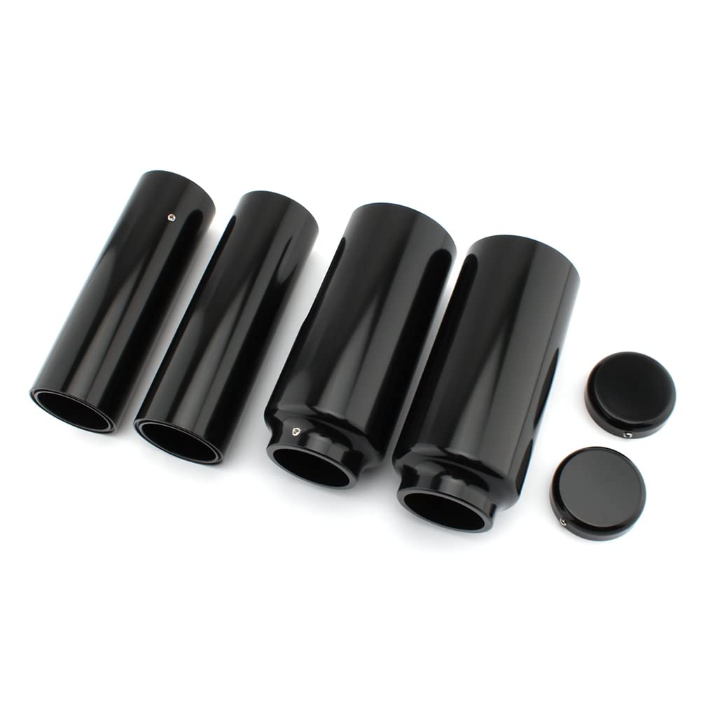 新品　ダイナ　ビレットフォークスライダー・ダストカバー/ブラック ダイナ ビレットフォークスライダー ダストカバーブラック グロス