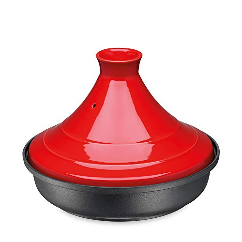 Spring Tajine - Tajine, diametro: 28 cm, colore: Rosso
