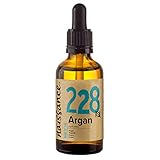 Naissance Aceite Vegetal de Argán de Marruecos n. º 228 – 50ml - Puro, natural, vegano, sin hexano y no OGM - Hidratación natural para el rostro, el cabello, la barba y las cutículas.