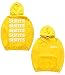 WANGRED Sisters James Hoodie James Sweatshirt Charles Sisters James Apparel Yellow M
