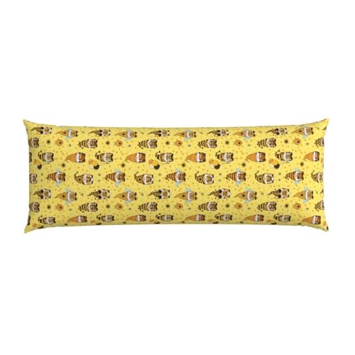 Housse pour coussin de corps 50x150 zippée pour protéger votre oreiller sans repassage - 3