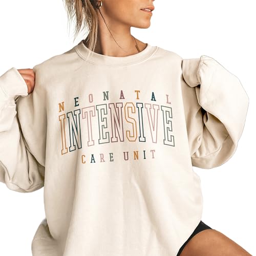 NICU Nurse Sweatshirt - Neonatal Intensive Care Unit - Nursing School Grad Student Retro Nurse Shirt, Unisex Crewneck Sweatshirt Ash Grey2