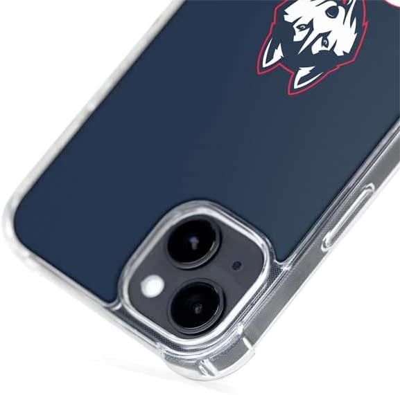 Skinit Phone Case Compatible with MagSafe iPhone 15 - Officially Licensed University of Connecticut UConn Logo Design