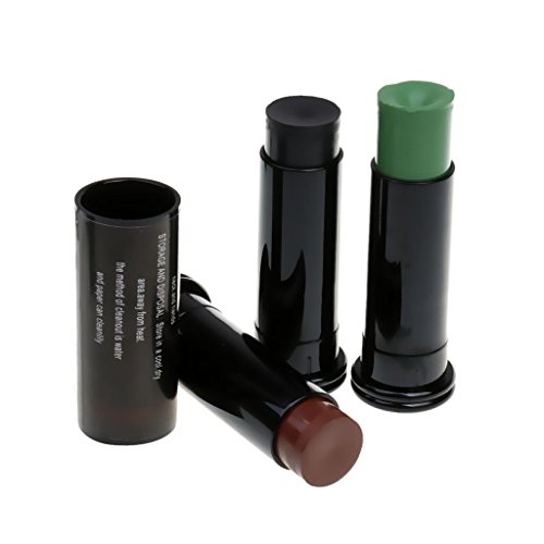 Sky Fish Camo Cream Face Paint Military Camouflage Camouflage Oil Military Supplies for military use 3 pcs black green brown