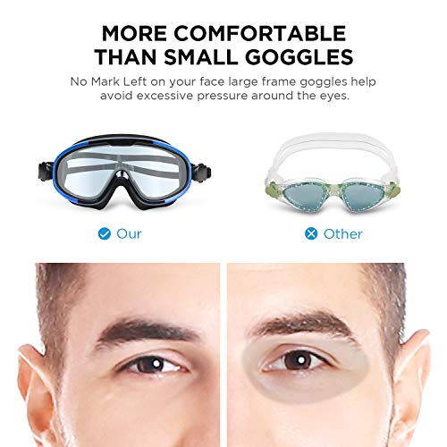 image for Letsfit Swim Goggles, No Leaking Anti-Fog Indoor Outdoor Swimming Gogg
