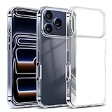 に適合する iPhone 17 Pro ケース カバー TPU iPhone17 Pro 保護ケース カバー背面 ンプロテクター シェル クバー クリア ソフト アイフォン 透明シェル ンプロテクター ​【耐衝撃 エアバッグ 滑り止め すり傷防止 薄型 軽量 スリム 携帯便利】SENXLL- 17 ProWT1