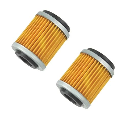 Filtro de aceite de motocicleta para TT-R230 y XT250, kit de reparación con 2 piezas HF143