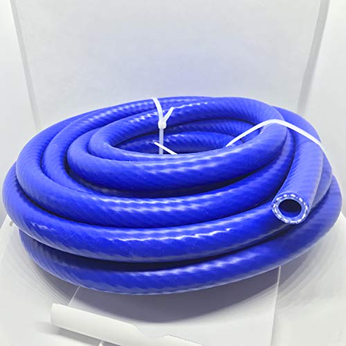 Silicone Hose Line 1-Ply Reinforced Universal 5/8" (16Mm) Id High Temperature 60 Psi Max Pressure 7/8" Od, 5 Feet #TOP2