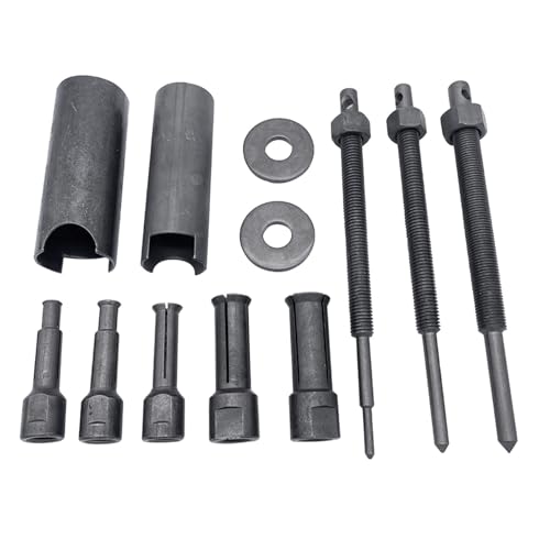 Geevorks Extractor de Rodamientos Internos Bicicleta Herramientas Especiales para Rodamientos Cigueñal, Kit de Herramientas de Extracción de Rodamientos Moto, Extractor de Rodamientos de 8 Piezas