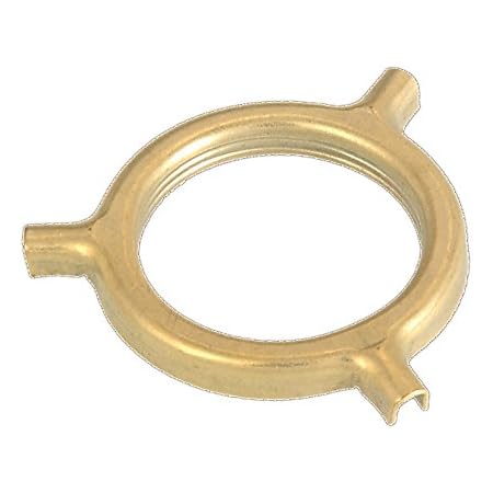 B&P Lamp 3-Way Uno Bridge Adapter - Brass Plated & Lacquered