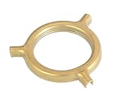 B&P Lamp 3-Way Uno Bridge Adapter, Brass Plated & Lacquered