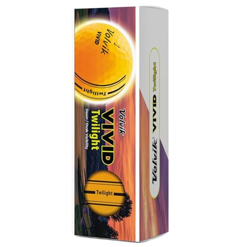 Volvik Vivid Twilight Glow-in-the-Dark Golf Balls 6-Pack